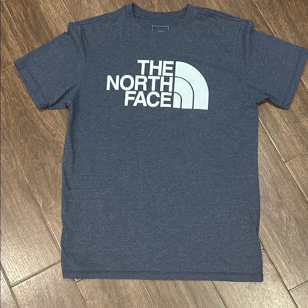The North Face Blue Short Sleeve Tee Classic Logo